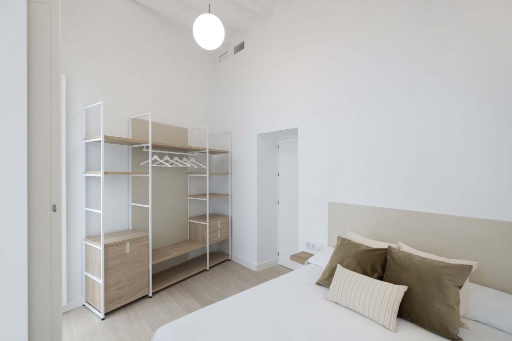 Decoración dormitorio en Apartamentos Villalobos