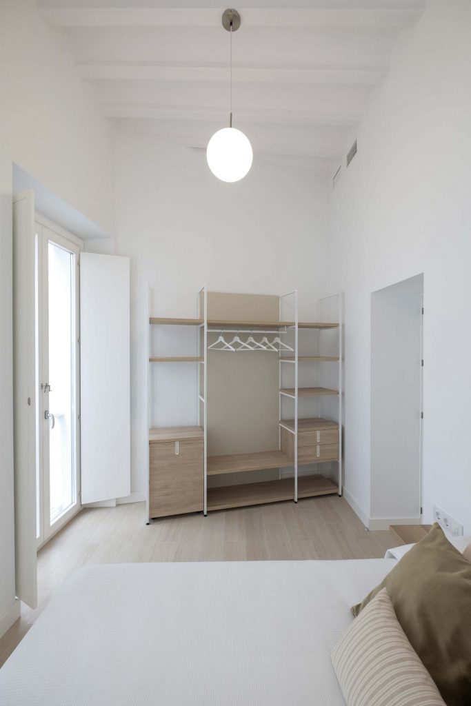 Interior de dormitorio en Apartamentos Villalobos